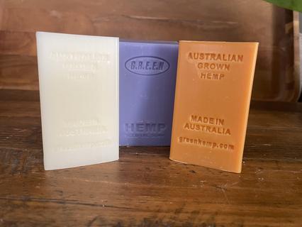 GREEN HEMP - Hemp Seed Oil Soap 100g